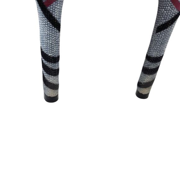 Canvas Abel Stiletto Heels Pointed Toe Pumps Multicolor Slip On Size 37 - Picture 8 of 11